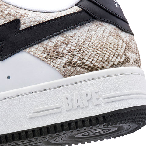 A Bathing Ape Bape Sta "Snake Skin" Beige