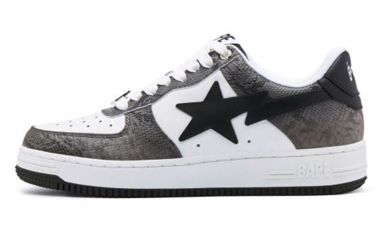 A Bathing Ape Bape Sta "Snake Skin" Black