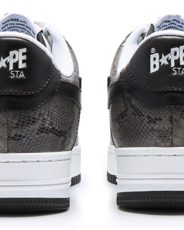 A Bathing Ape Bape Sta "Snake Skin" Black