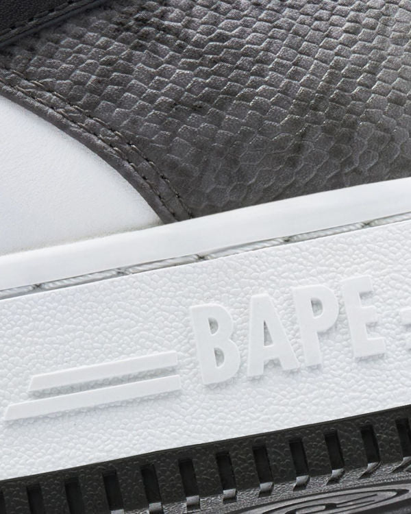 A Bathing Ape Bape Sta "Snake Skin" Black