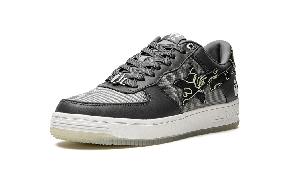 A Bathing Ape Bape Sta  "Text Code Camo" Charcoal