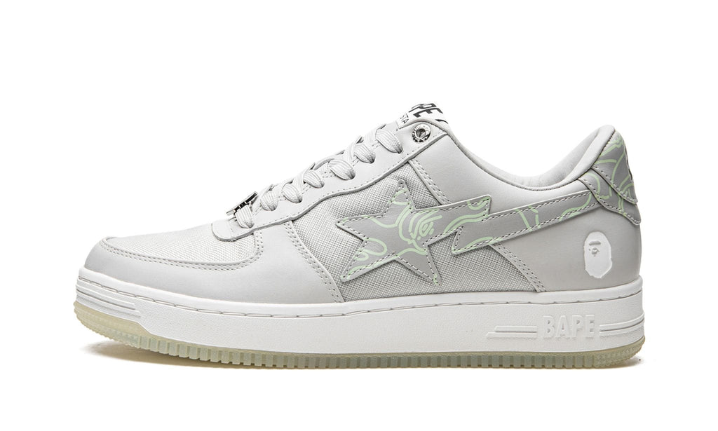A Bathing Ape Bape Sta  "Text Code Camo" Grey