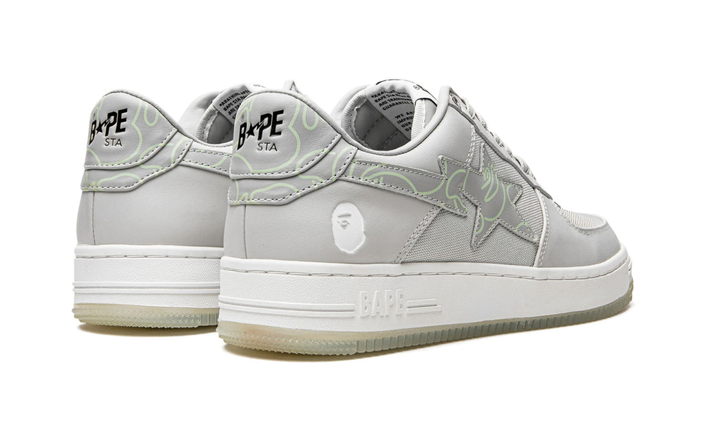 A Bathing Ape Bape Sta  "Text Code Camo" Grey
