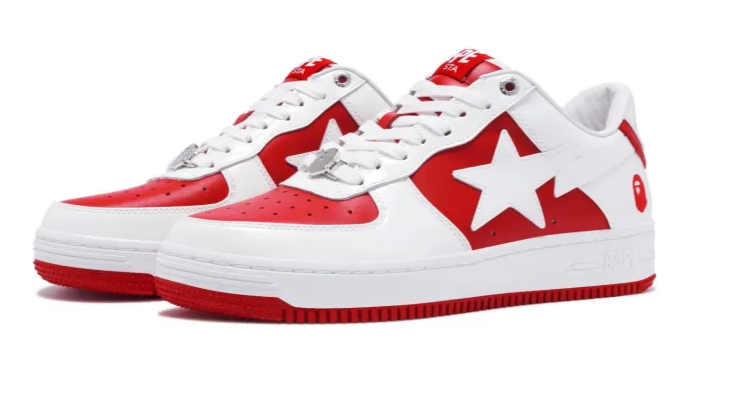 A Bathing Ape Bape Sta  "#6 Red"