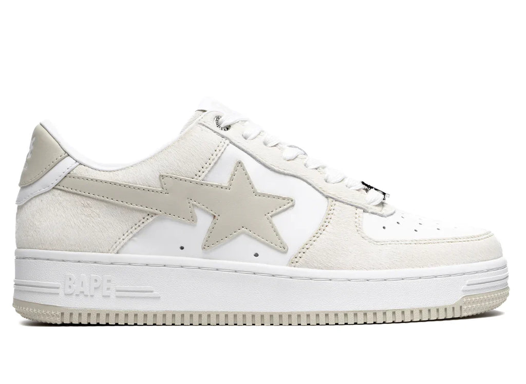 A Bathing Ape Bape Sta  "Beige Calf Hair"